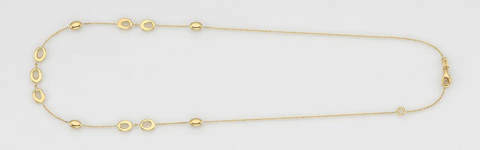 Eugen Rühle Collier Zwischenteile Halskette 585 Gelbgold