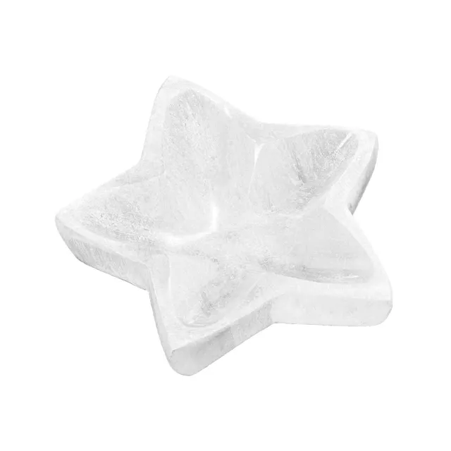 NKlaus Healing Crystals Selenit Sternschale 9 cm Handarbeit