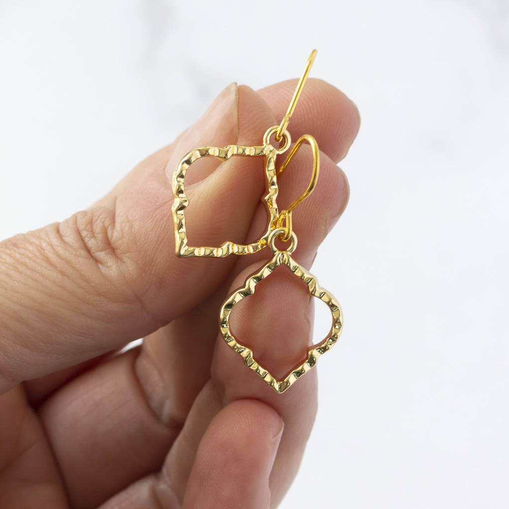 Joy Moroccan Inspired Gold Ohrringe Vergoldet