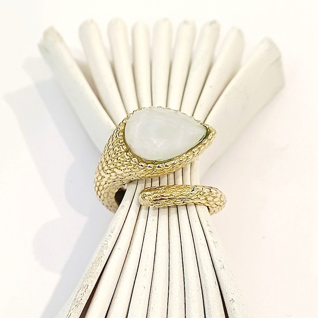 Alevá Bijoux Calypso Ring Bronze Quarz verstellbar