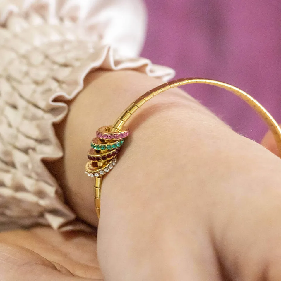 Joy by Corrine Smith Family Birthstone Armband Gold Ringe