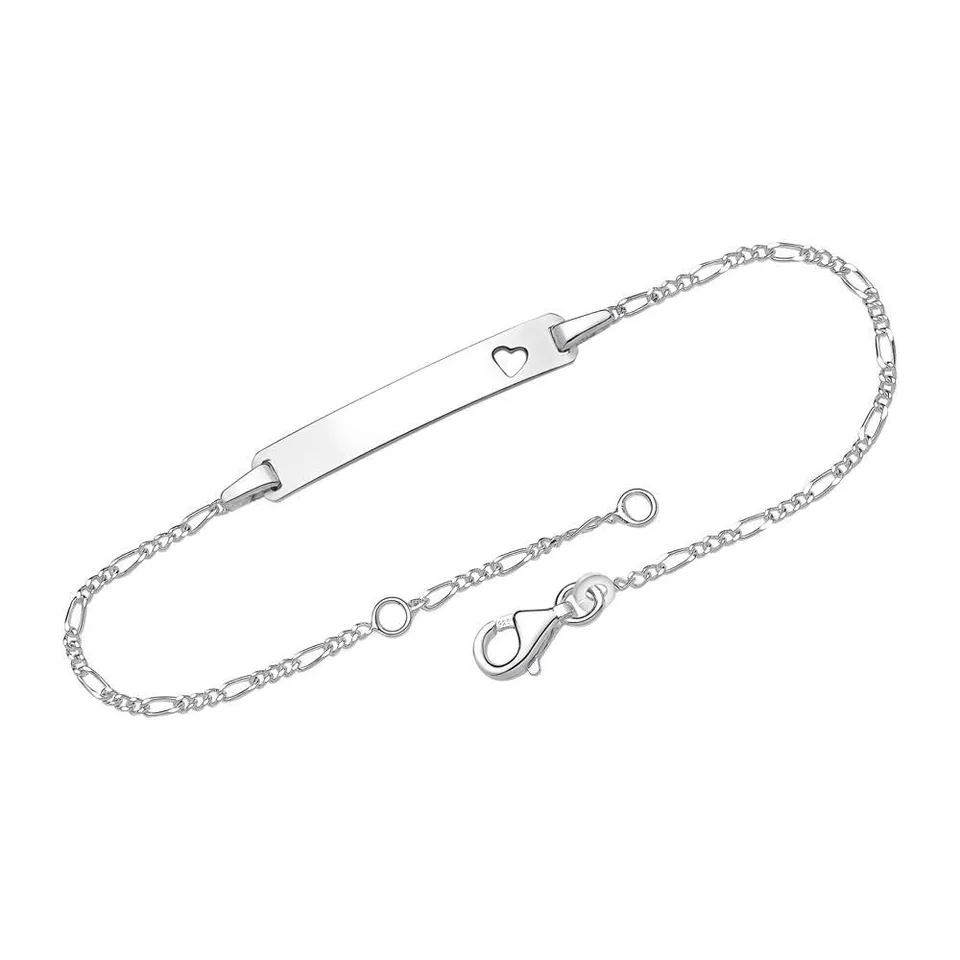 JEWLIX ID1011 ID-Armband 925 Silber 16 cm gravierbar