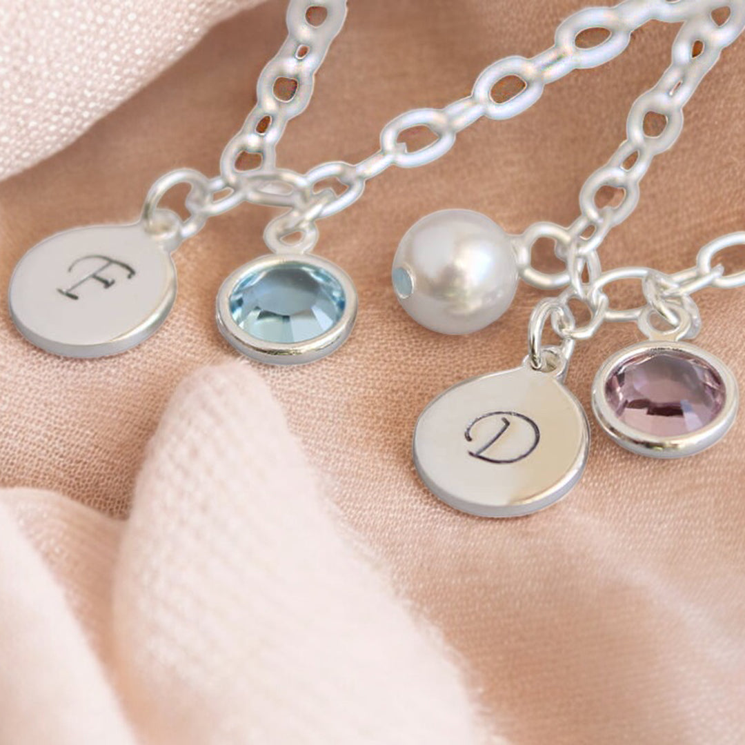 Joy by Corrine Smith Birthstone Armband Silber personalisiert