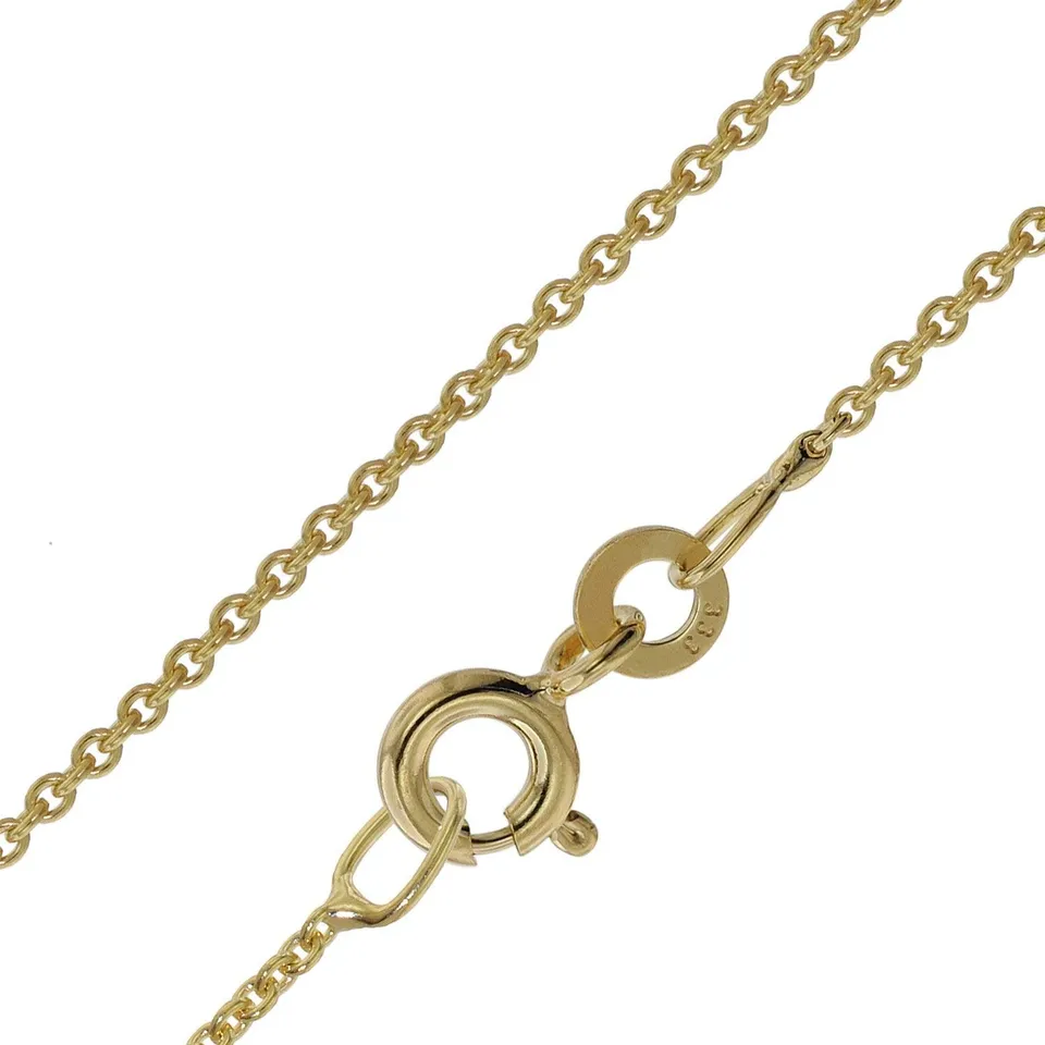 trendor Rundanker Halskette Gold 333 1,1 mm 40 cm