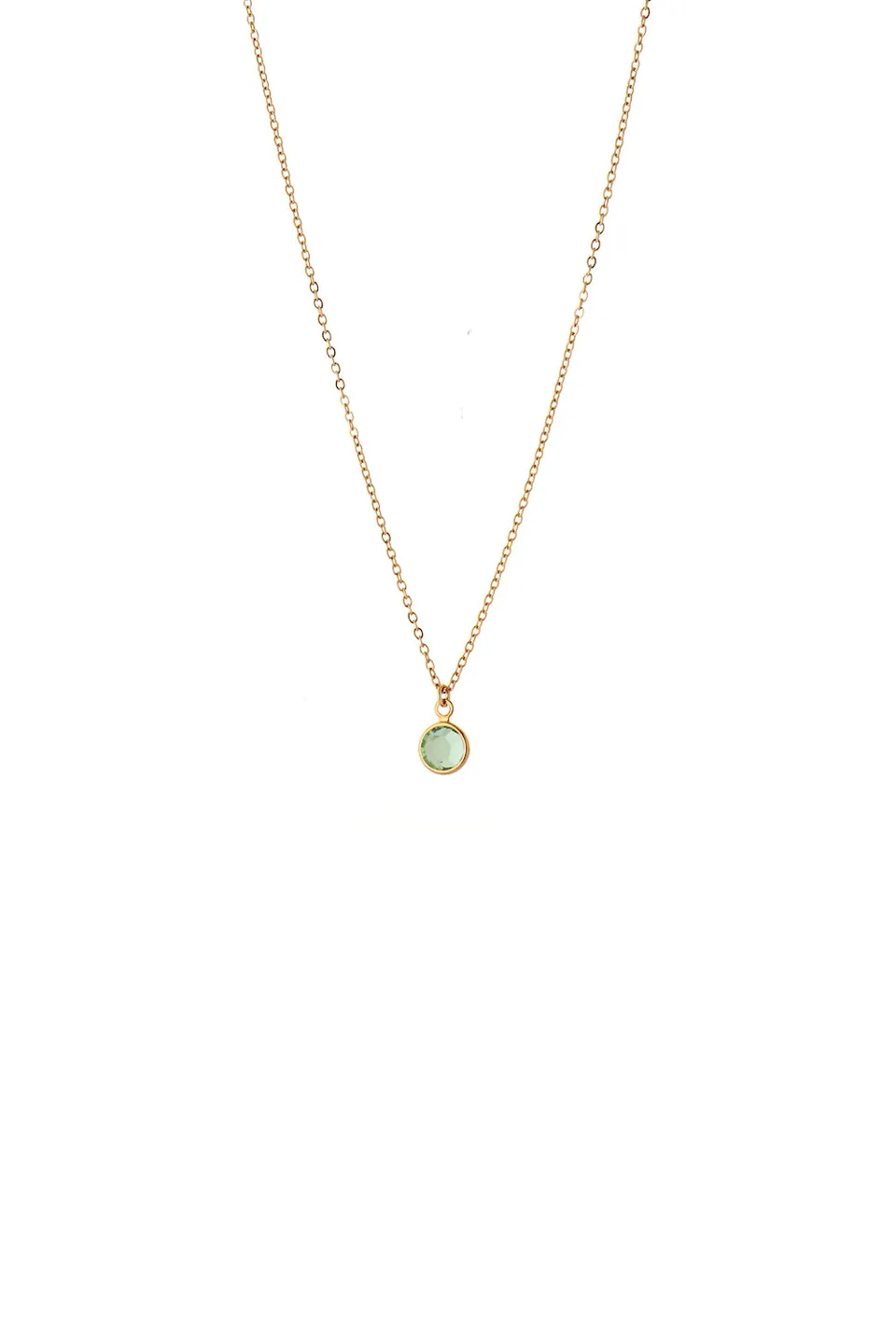 Joy by Corrine Smith August Halskette Peridot Kristall Gold