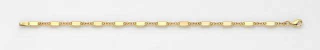 Eugen Rühle Fantasieketten Fancy Chain 3,4mm Halskette 50cm 585 Gelbgold