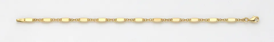 Eugen Rühle Fantasieketten Fancy Chain 3,4mm Halskette 50cm 585 Gelbgold