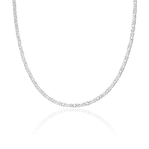 JEWLIX Königsketten Königskette Silber 925 2mm Herrenkette