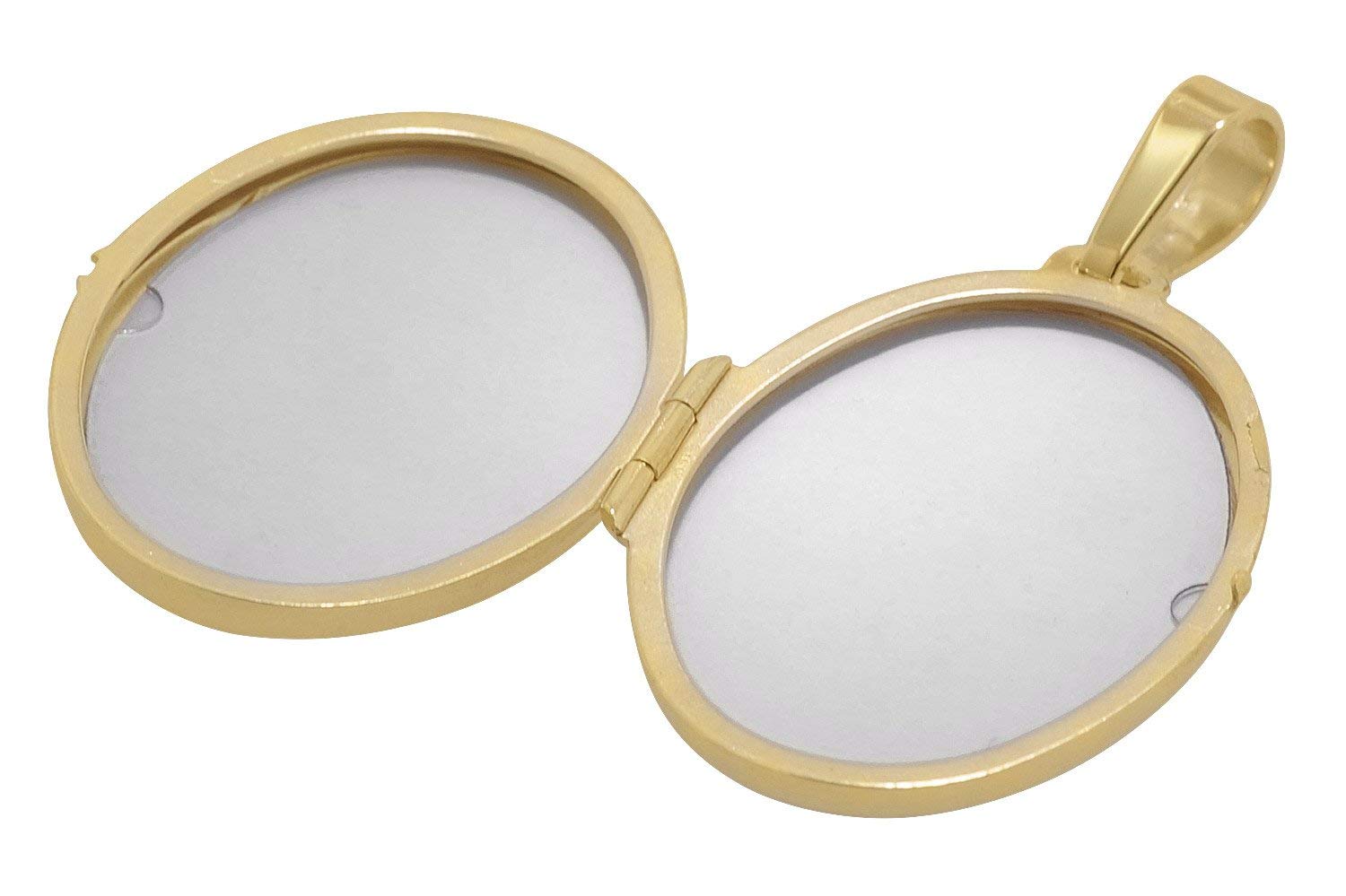 trendor Medaillon Anhänger 39660 Halskette Gold 50cm