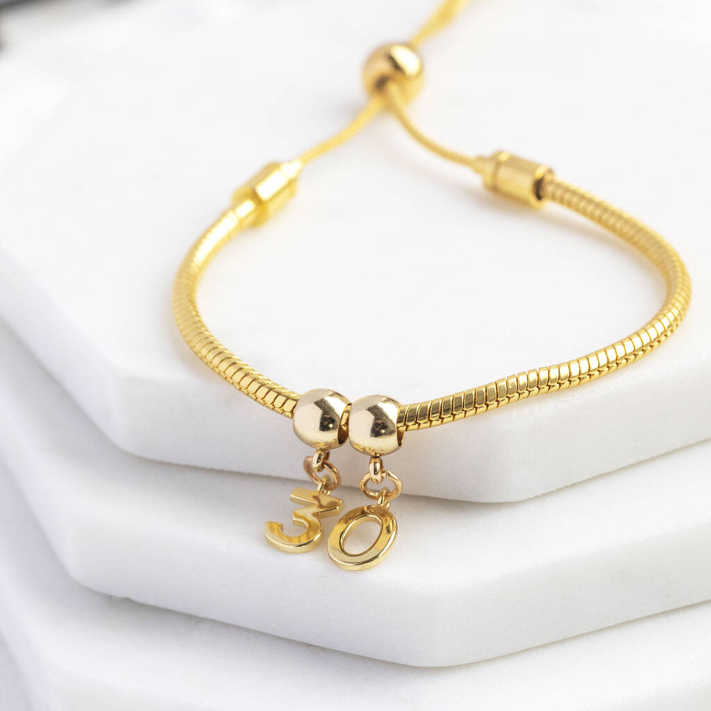 Joy by Corrine Smith Birthday Armband versilbert verstellbar