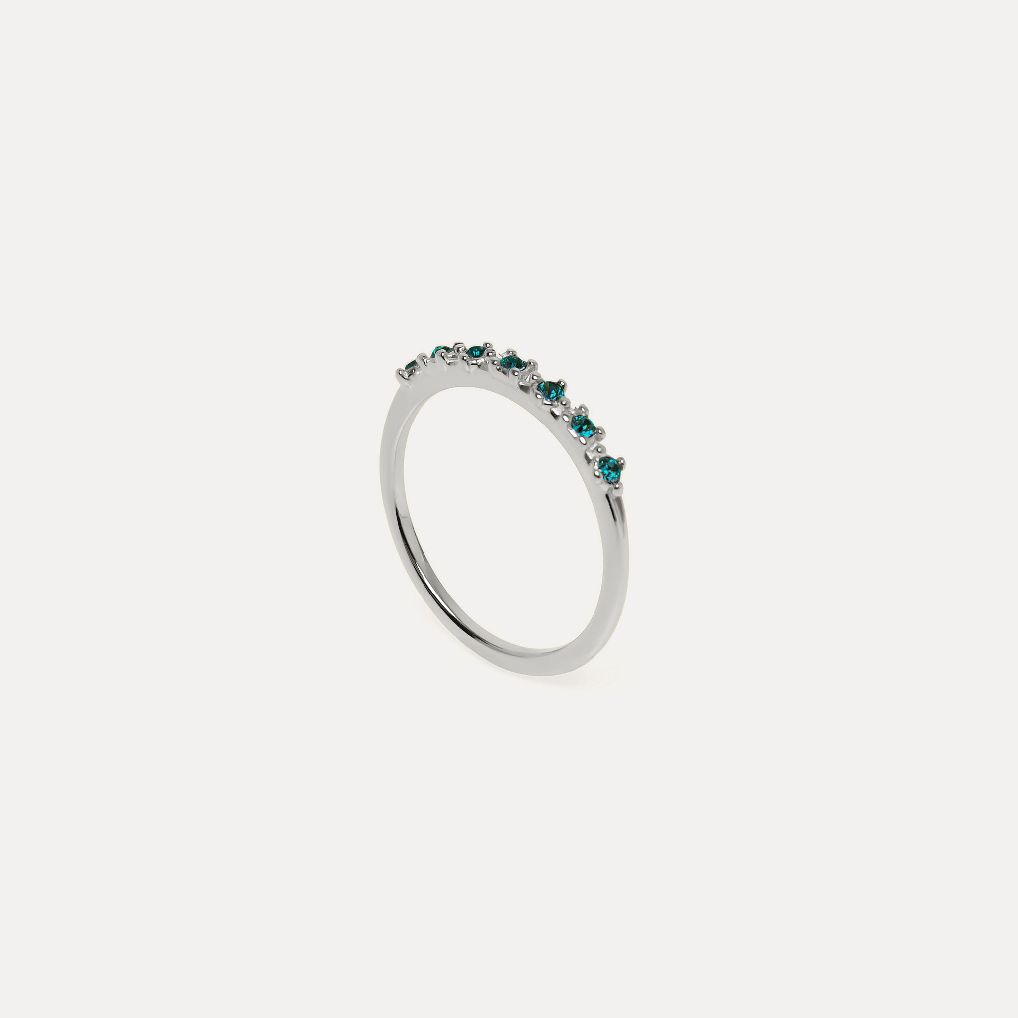 Stilnest Color Delight Ring grüne Kristalle 24k Gold Vermeil