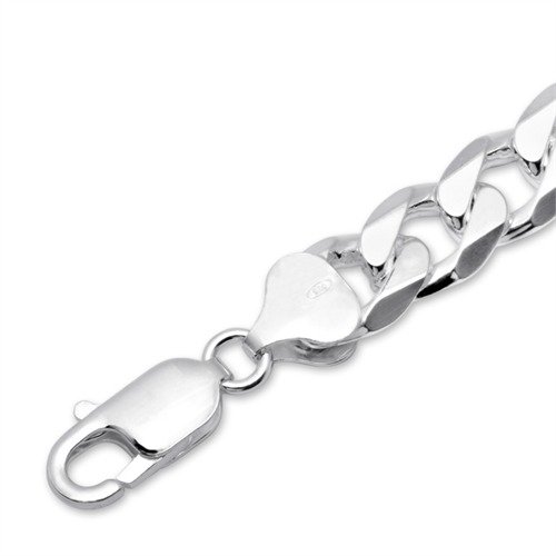 JEWLIX Panzerarmbänder Herren Panzerarmband 925 Silber 19cm
