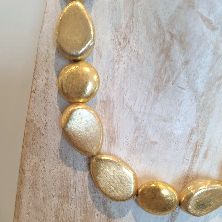 Alevá Bijoux Prisca Halskette Bronze matt Gold 41-47 cm