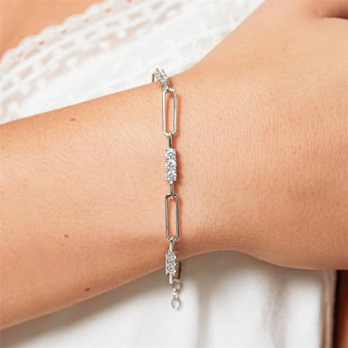 JEWLIX ID-Armband 925er Silber Rhodiniert Zirkonia