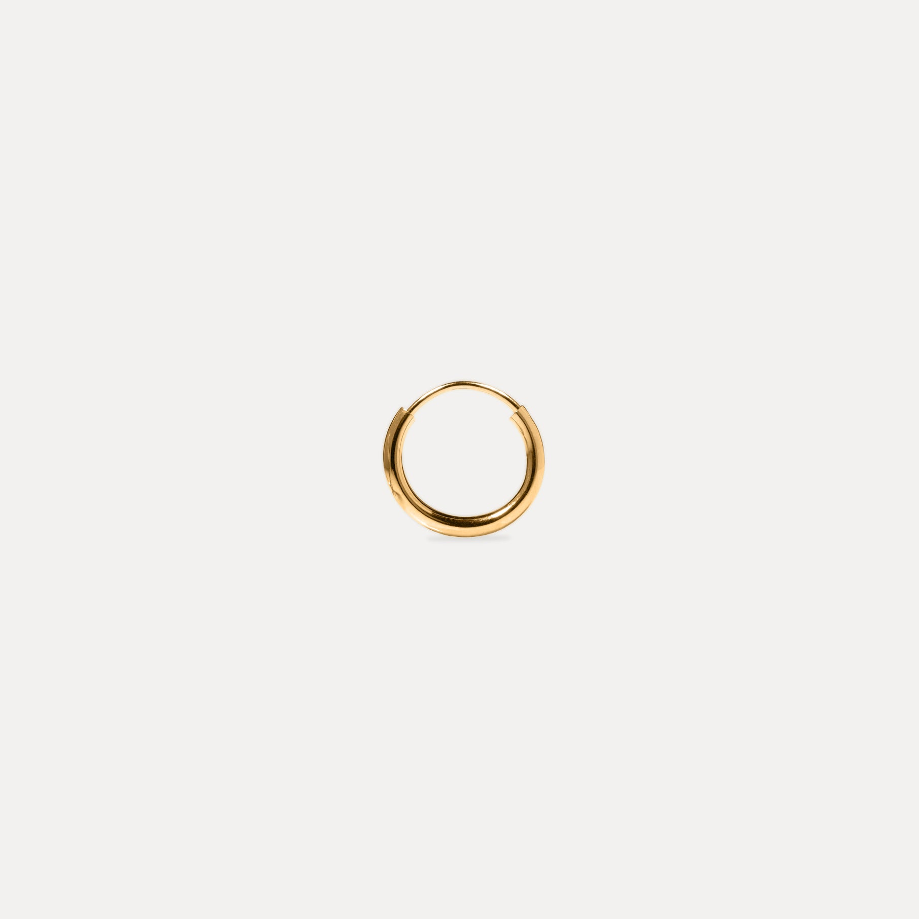 Stilnest Basic Creolen Single 24k Gold Vermeil 20mm