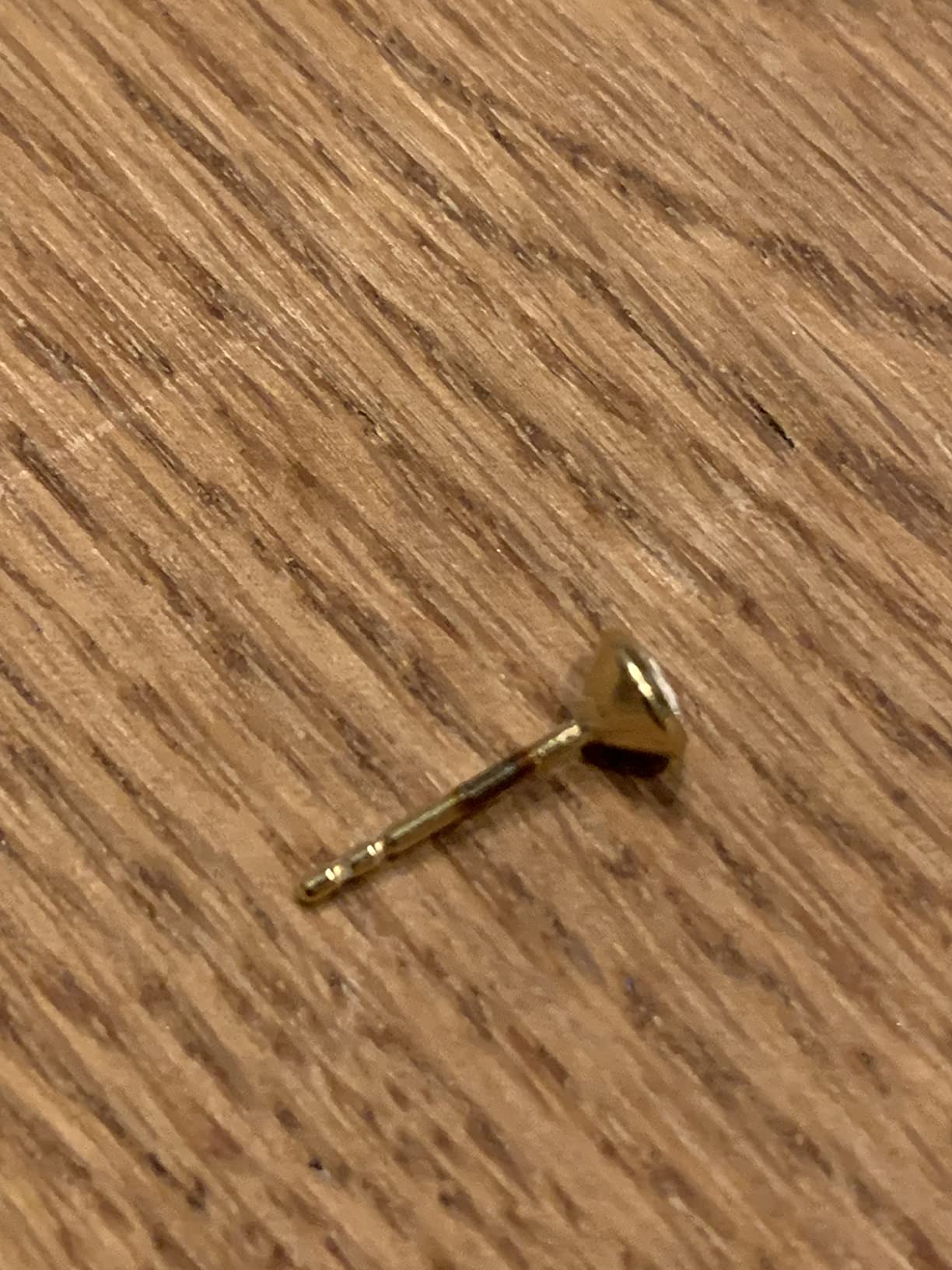 NKlaus Ohrstecker 585 Gelbgold Zirkonia 4,0mm
