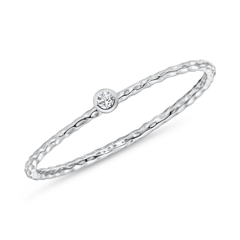 JEWLIX DR0523-W Damenring 585er Weißgold Weißtopas