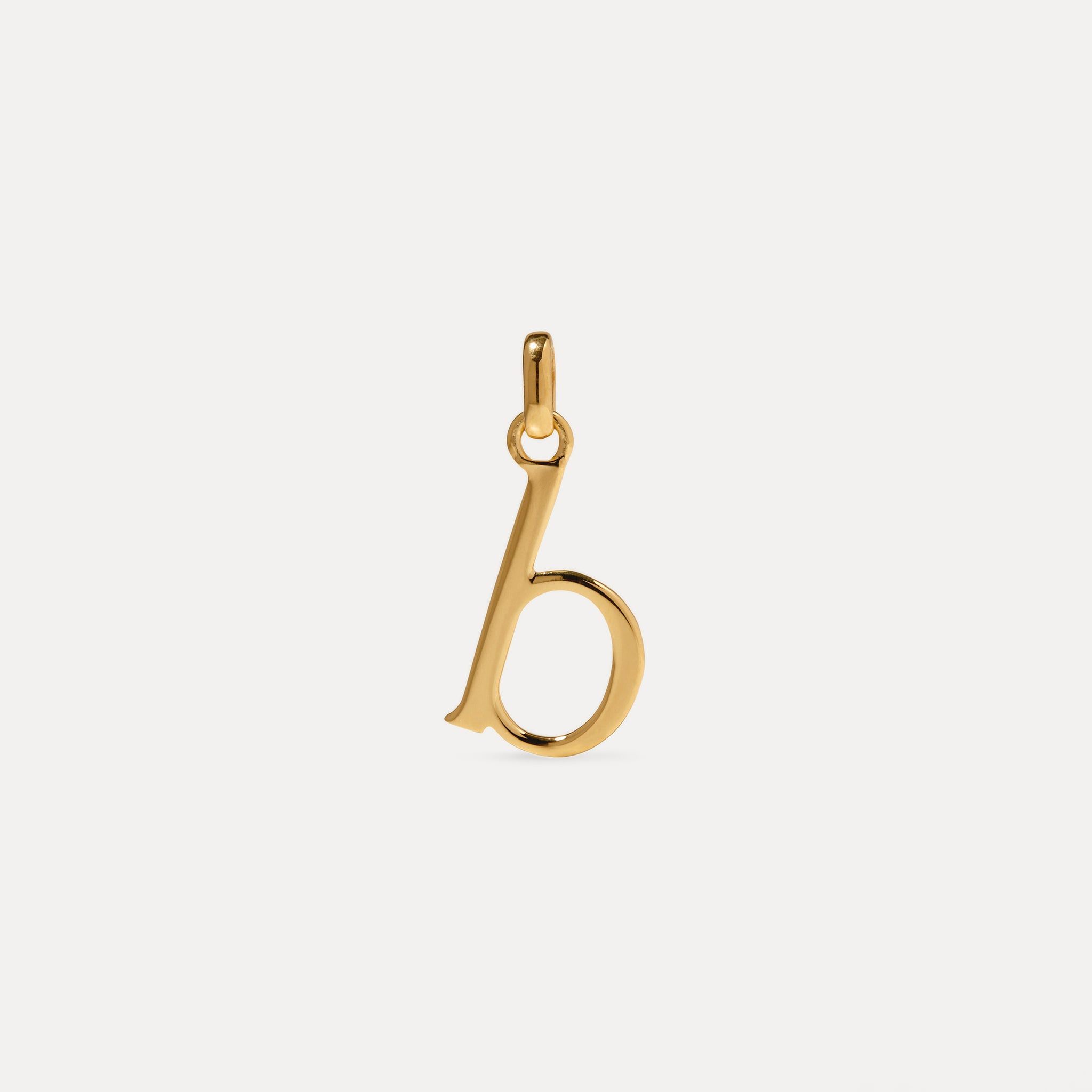 Stilnest Initial Anhänger 24k Gold Vermeil A