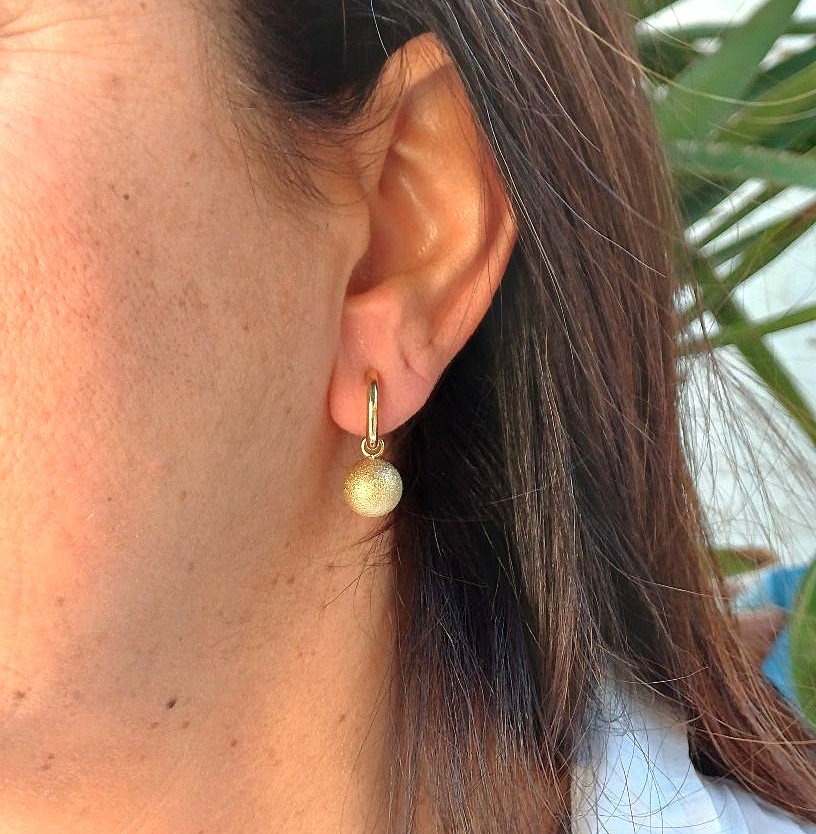 Alevá Bijoux Silvia Cherry Creolen Ohrringe 10 mm