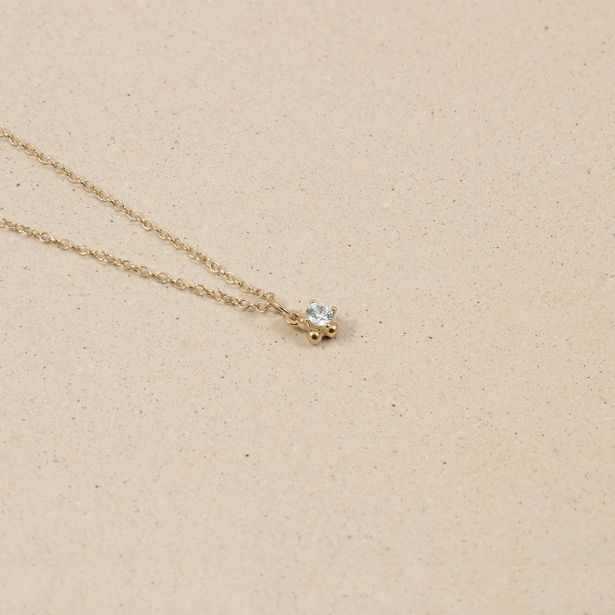 Stilnest Diamant Lux Kette 585 Gold Halskette 45cm
