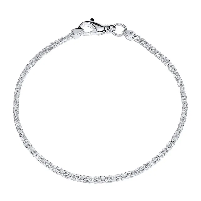 JEWLIX Königsarmbänder Königsarmband 925 Silber 23 cm 2 mm