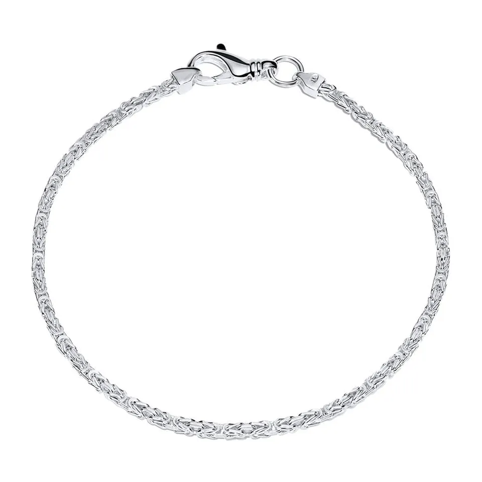 JEWLIX Königsarmbänder Königsarmband 925 Silber 23 cm 2 mm