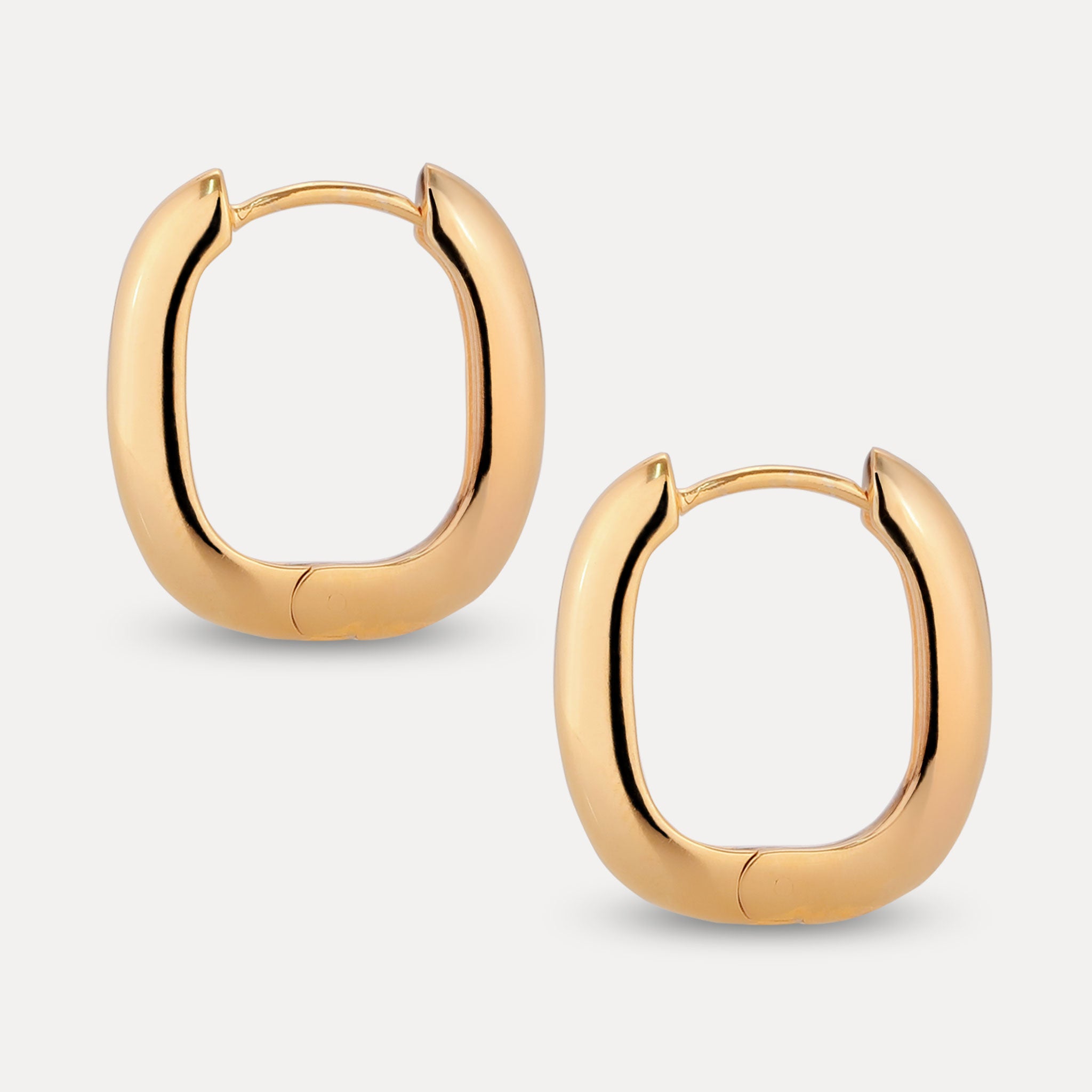 Stilnest Contour Creolen Gold Vermeil Ohrringe