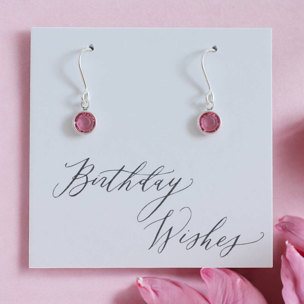Joy by Corrine Smith Birthstone Ohrringe Gold Kristall