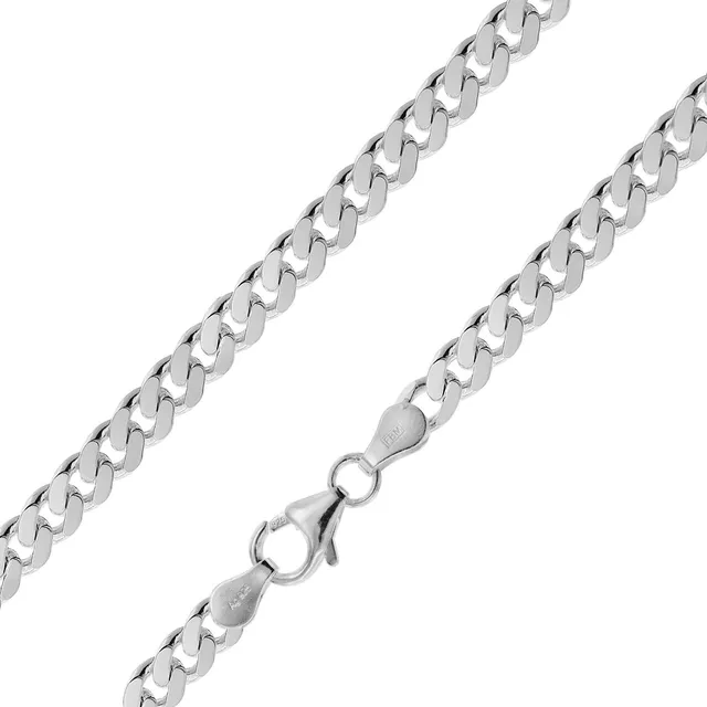 trendor Halsketten Panzer Herren Silber 925 60cm 5,3mm