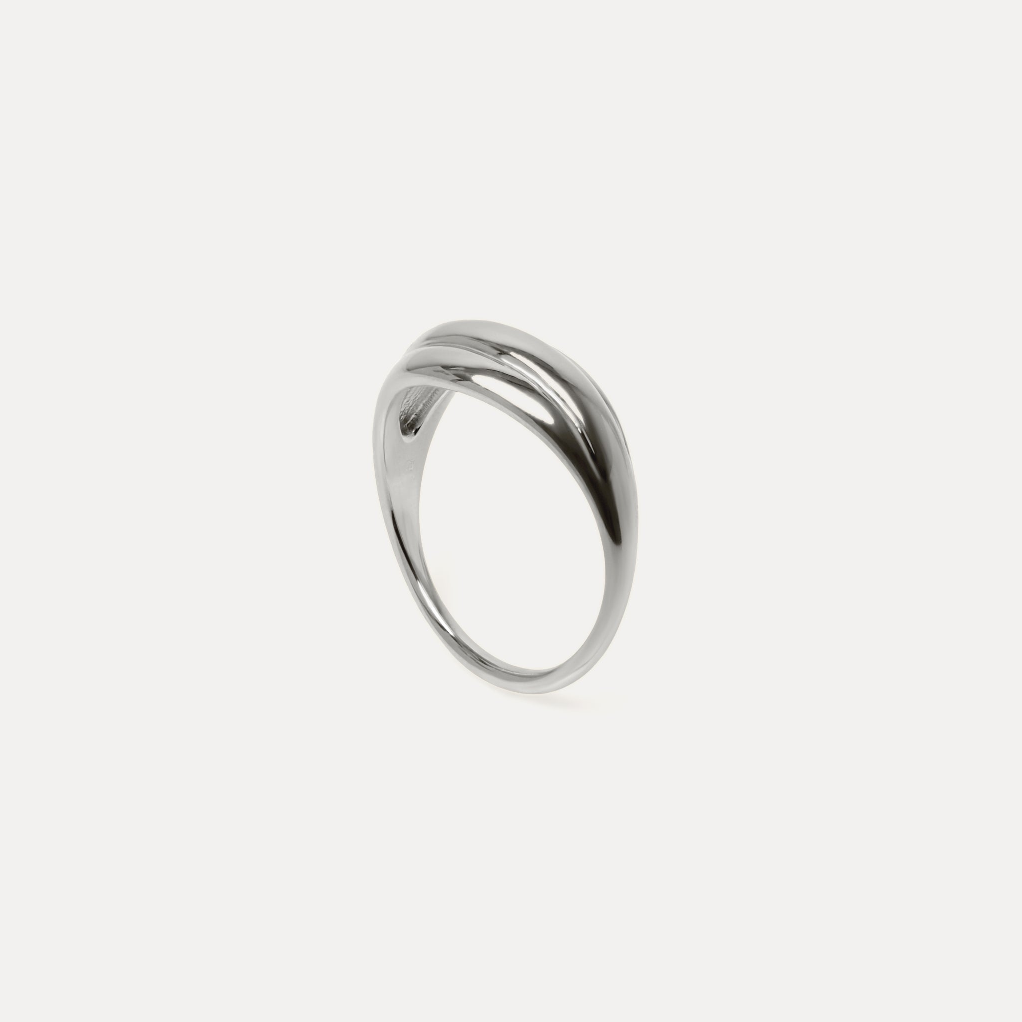 Stilnest Rise Bombé Ring 24k Gold Vermeil Gr. 52