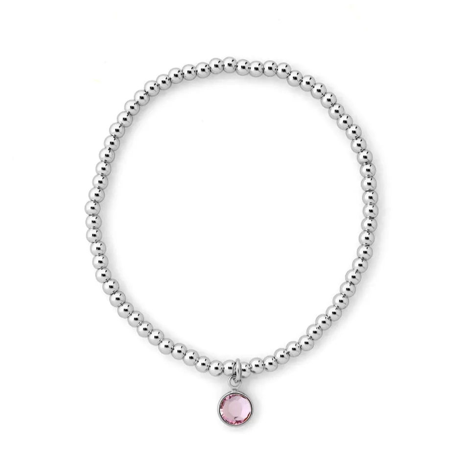 Joy by Corrine Smith June Armband Silber Perlenarmband Hellamethyst