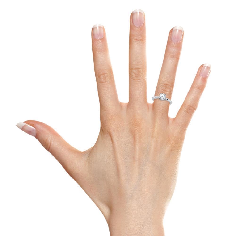 JEWLIX VR0050 Verlobungsring Silber Zirkonia Größe 58mm