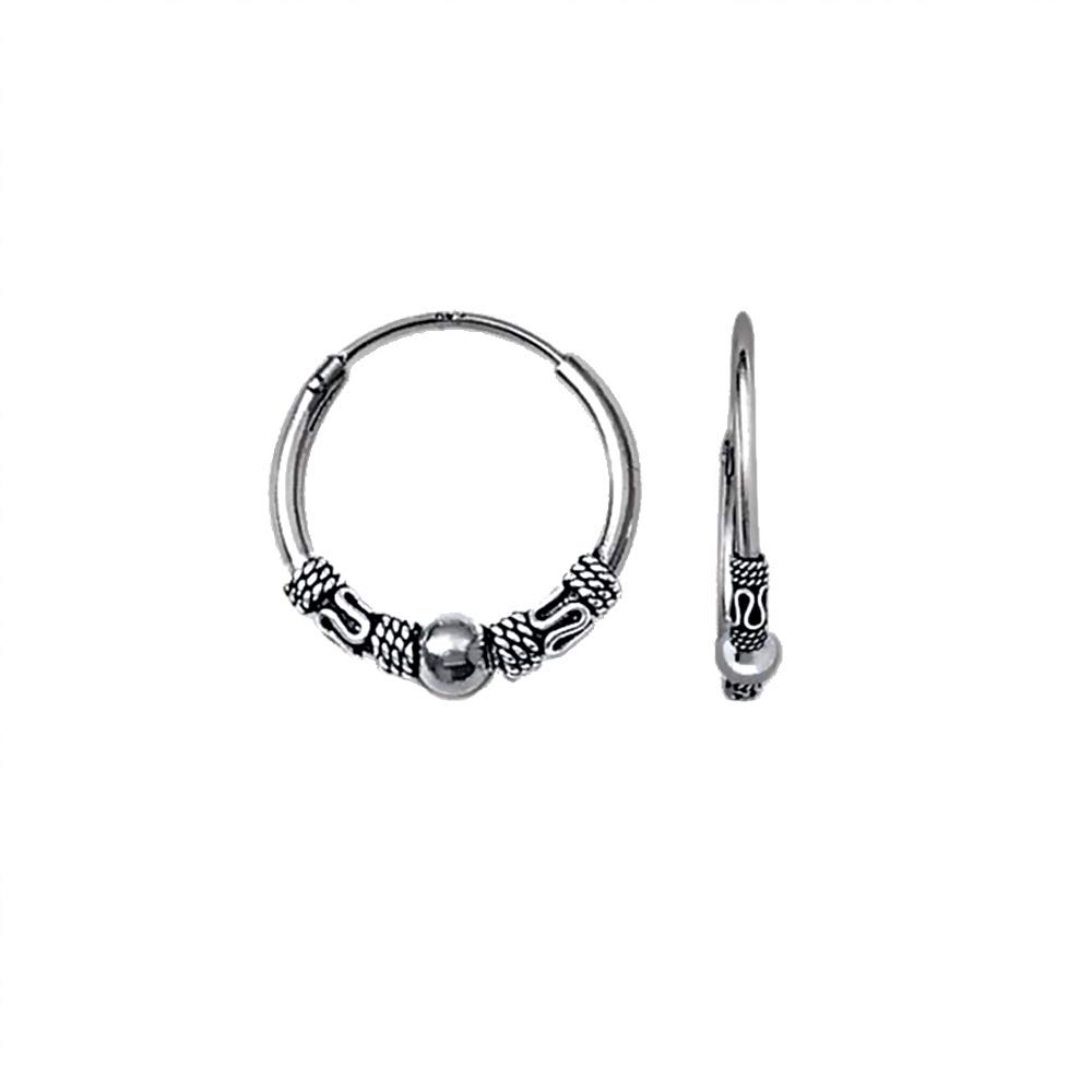 NKlaus Jewellery Keltische Creolen Ohrringe Silber 925 20 mm