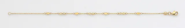 Eugen Rühle Armband 37.3632 Ankerarmband 585 Gelbgold Herz Infinity