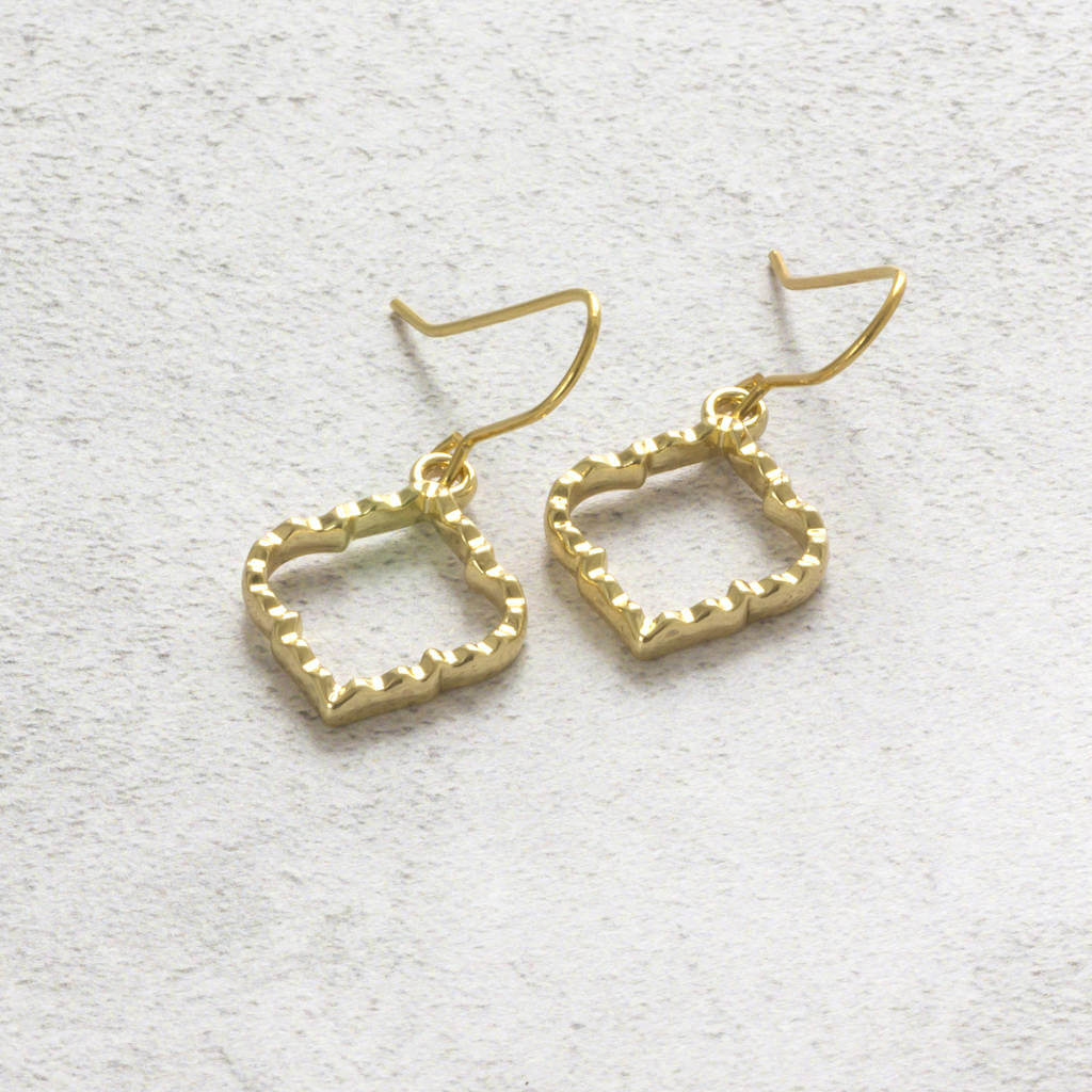 Joy Moroccan Inspired Gold Ohrringe Vergoldet