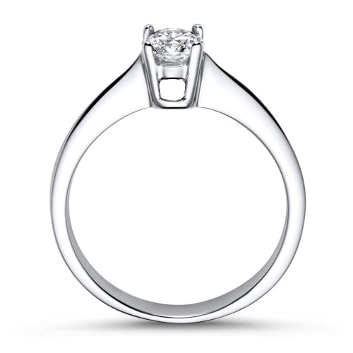 JEWLIX VR0020 Verlobungsring Silber Zirkonia 0,35ct