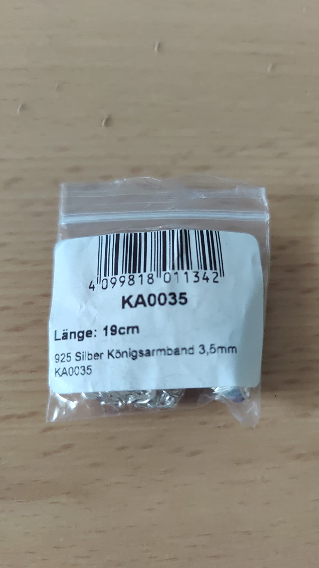 JEWLIX Königsarmbänder Silberarmband 925 3,5mm 21cm