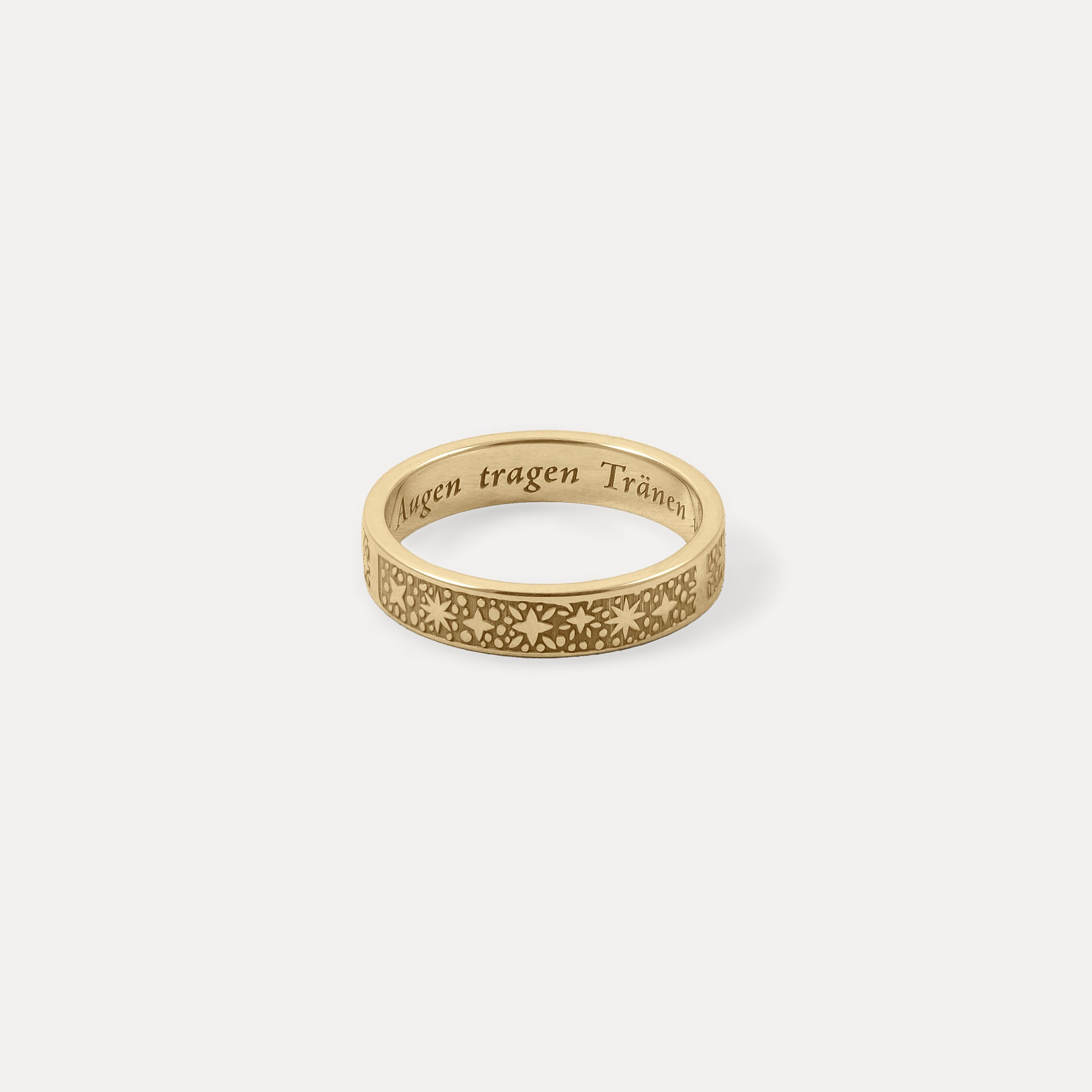 Stilnest Queen of Tears Ring 585 Gold Größe 52 Fairtrade