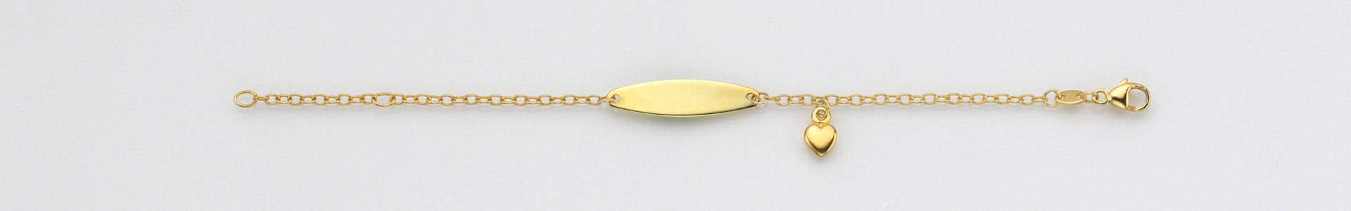 Eugen Rühle 96.1062 ID-Armband Ankerkette 333 Gold 14 cm