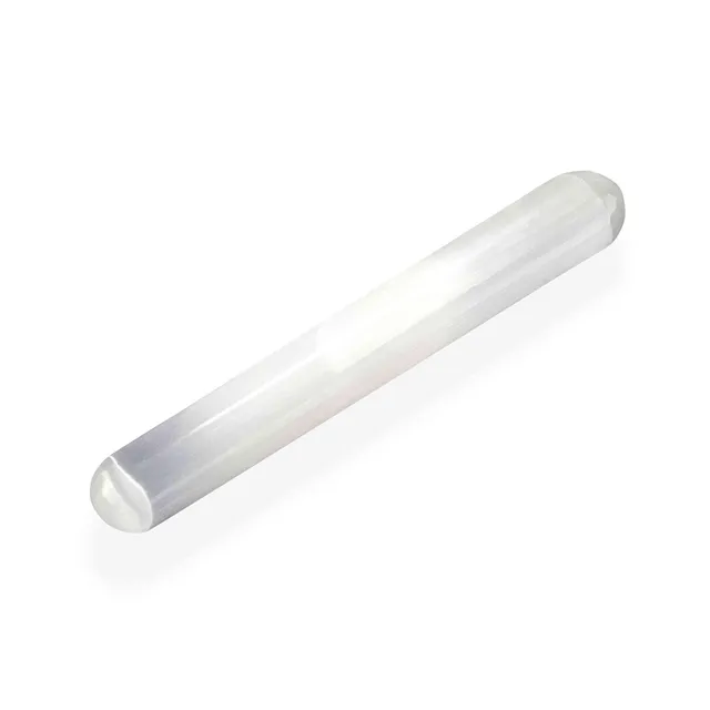 NKlaus Healing Crystals Selenit Massagestab 15 cm Reiki Stab 1 Stück