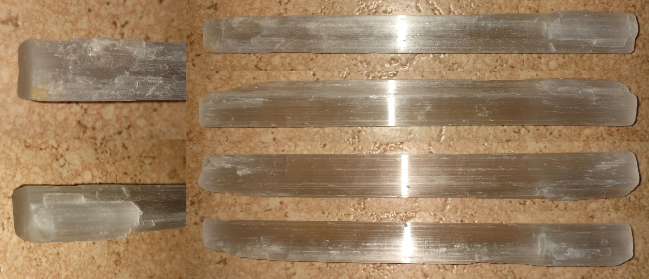NKlaus Healing Crystals Selenit-Stab 20x2 cm Energiestab