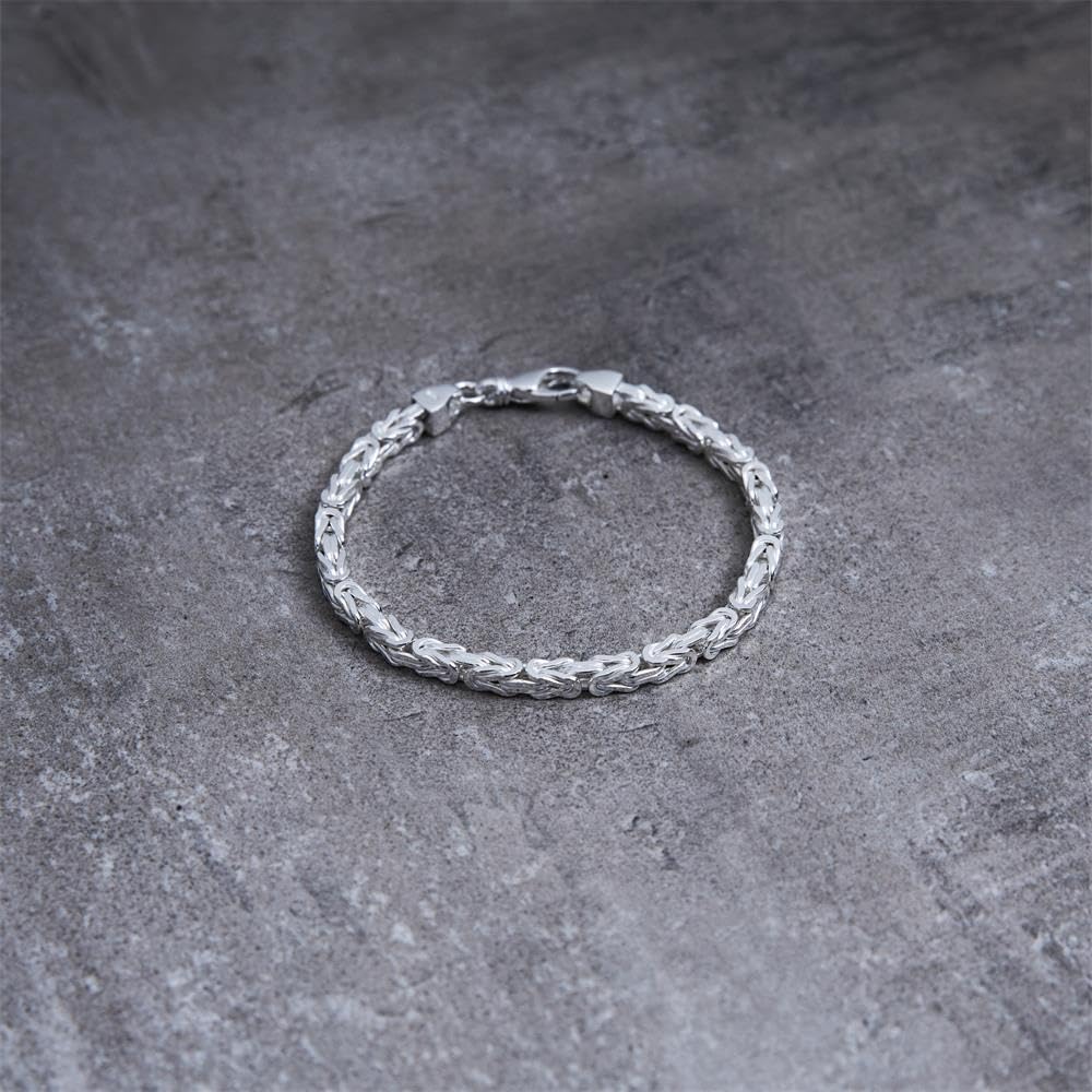 JEWLIX Königsarmbänder Silberarmband 925 4,5 mm KA0045