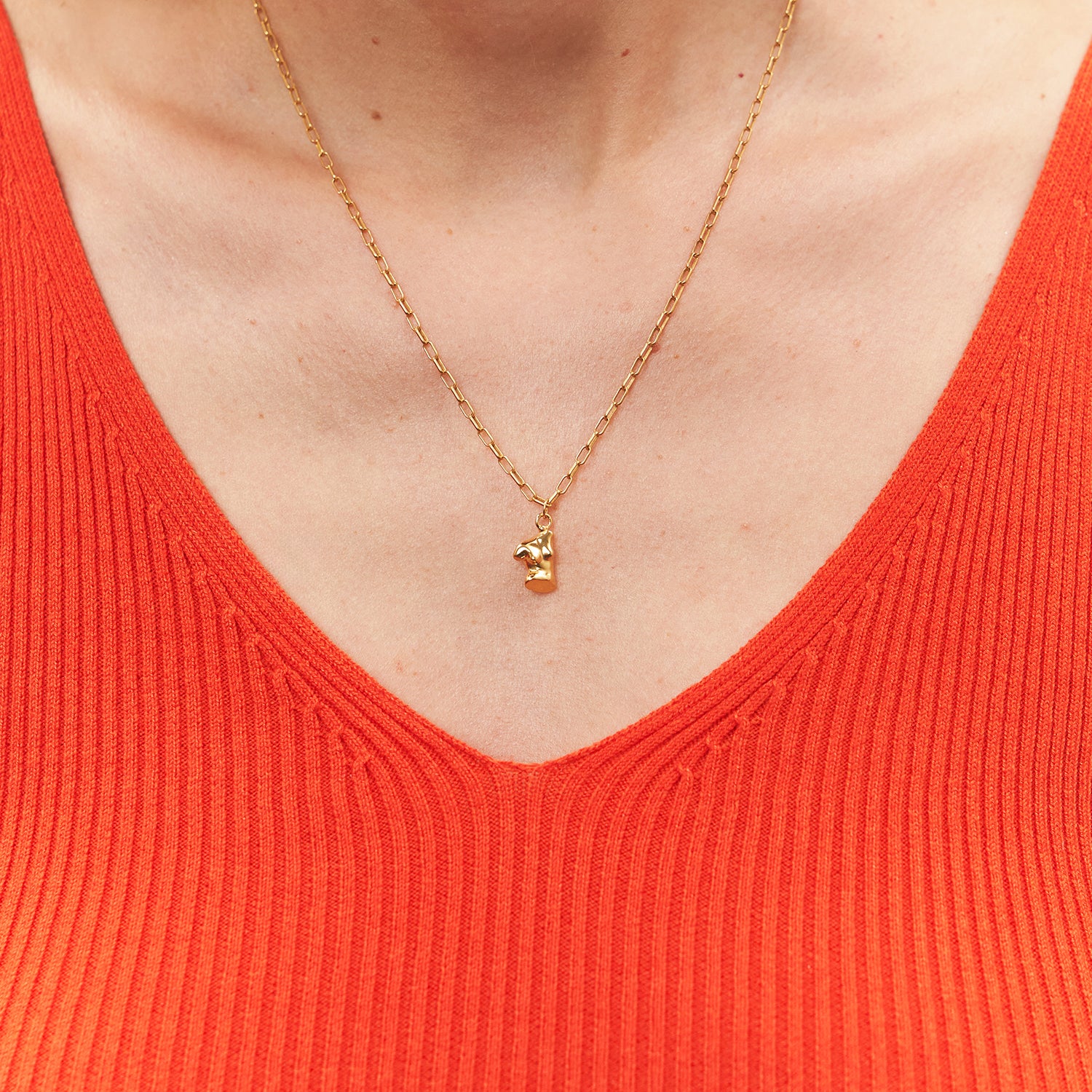 Stilnest Womanhood Kette 925 Silber 24k Gold Vermeil 45cm