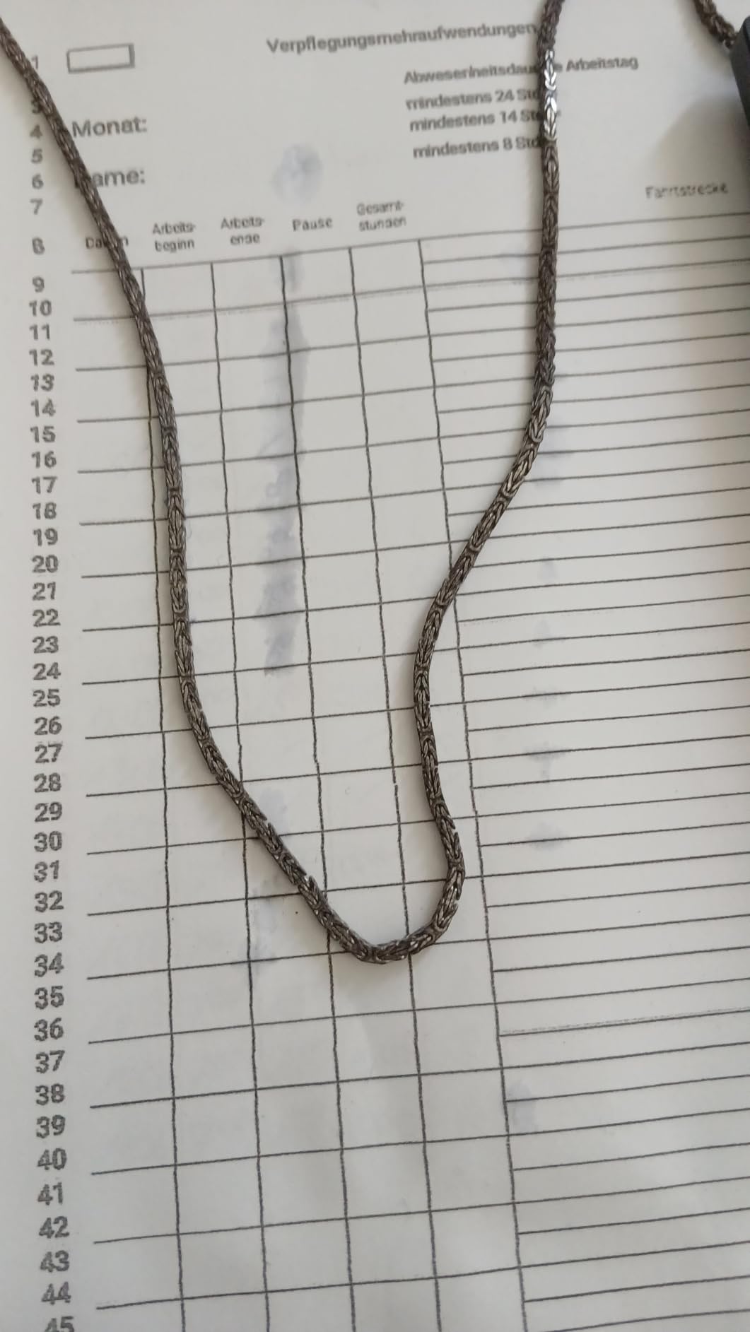 JEWLIX Königsketten 2,5mm Silber Halskette 45cm