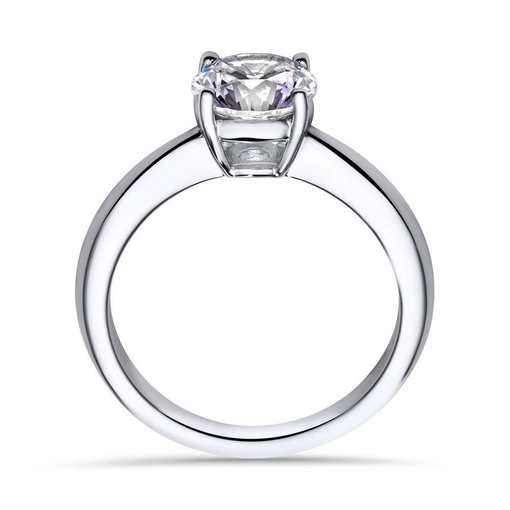 JEWLIX VR0050 Verlobungsring Silber Zirkonia Größe 58mm