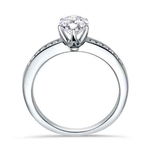 JEWLIX Verlobungsring 925 Silber Ring 50mm Zirkonia