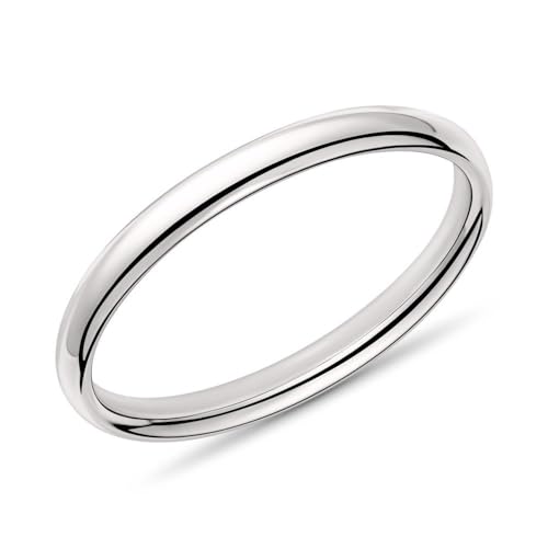 JEWLIX Ring 585er Weißgold Größe 50 schmal