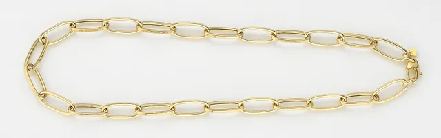Eugen Rühle Fantasiekette 9mm Halskette 585 Gelbgold halbmassiv