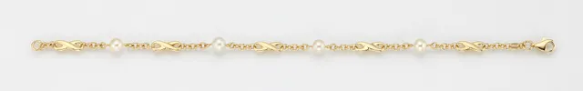 Eugen Rühle Fantasieketten 37.3632 Fantasiekette 585 Gold 45 cm Perle