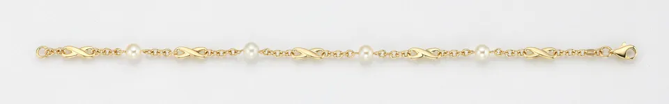 Eugen Rühle Fantasieketten 37.3632 Fantasiekette 585 Gold 45 cm Perle